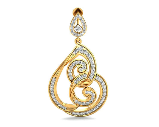 Deeta Round Brilliant Diamond Earrings - Jewelslane