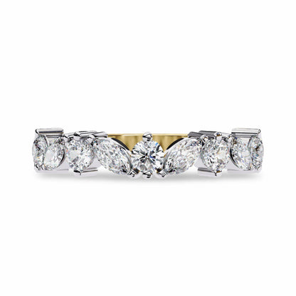 Demi Lab Grown Fancy Diamond Ring in Gold - Jewelslane