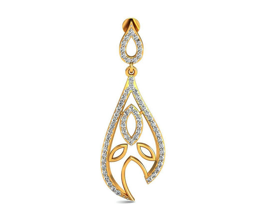 Devangi Diamond Drop Earrings - Jewelslane