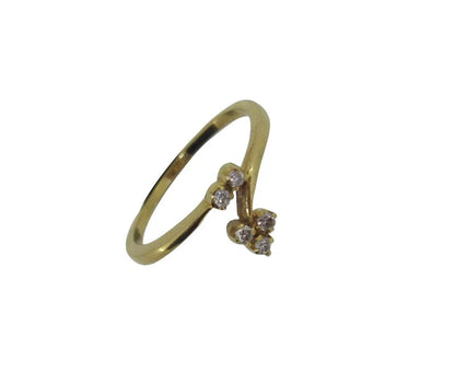 Diamond Ring with 5 Diamonds - Jewelslane