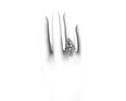 Angelic Diamond Cocktail Ring - Jewelslane