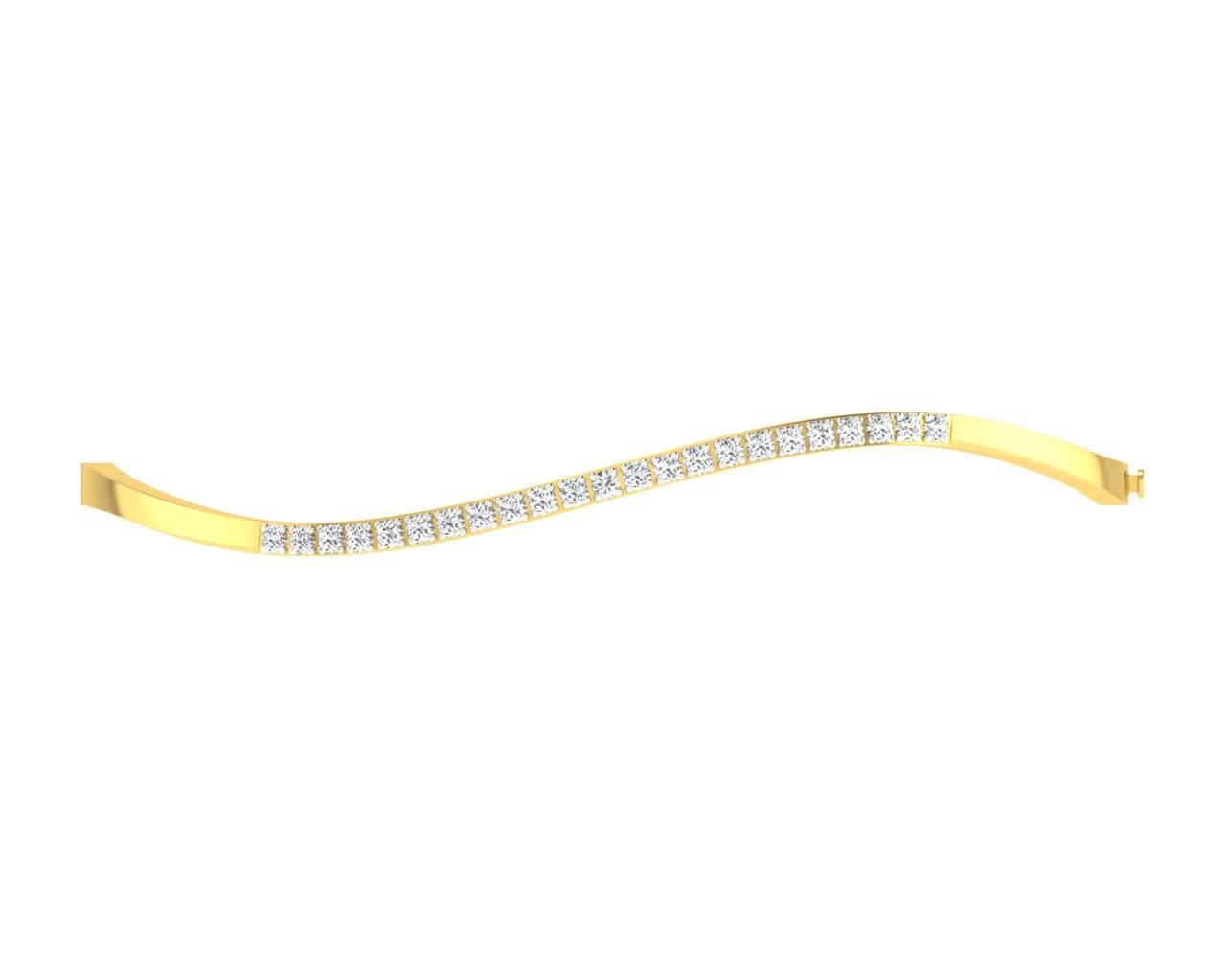 Diona Diamond Bangle - Jewelslane