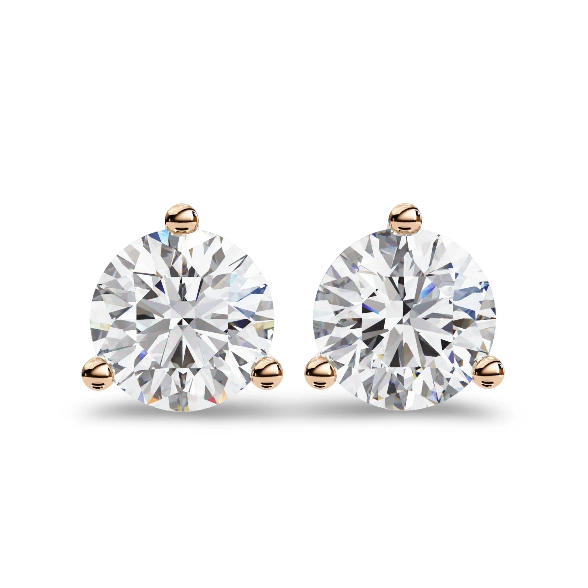 Diva Lab Grown Diamond Earstud Earring in Gold - Jewelslane