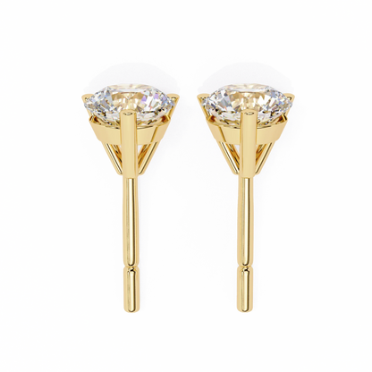 Diva Lab Grown Diamond Earstud Earring in Gold - Jewelslane