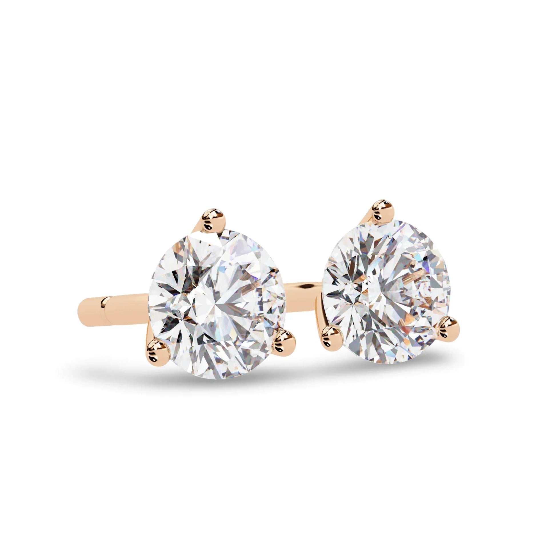 Diva Lab Grown Diamond Earstud Earring in Gold - Jewelslane