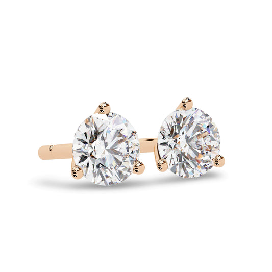 Diva Lab Grown Diamond Earstud Earring in Gold - Jewelslane
