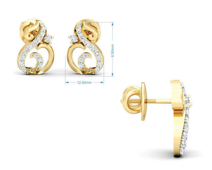 Dixa Diamond Earrings Pendant Set - Jewelslane