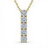 Dixi Round Brilliant Cut Diamond Pendant Necklace - Jewelslane