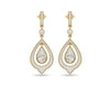Eesha Diamond Drop Earrings - Jewelslane