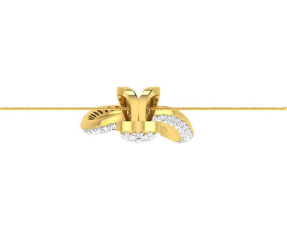 Eeva Diamond Pendant in Gold - Jewelslane