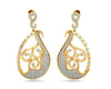 Eka Diamond Drop Earrings - Jewelslane