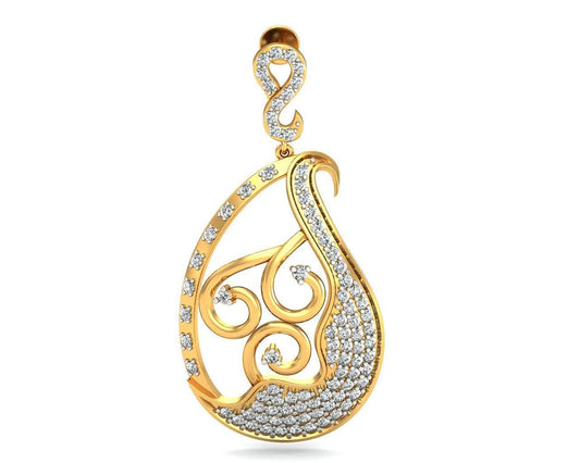 Eka Diamond Drop Earrings - Jewelslane