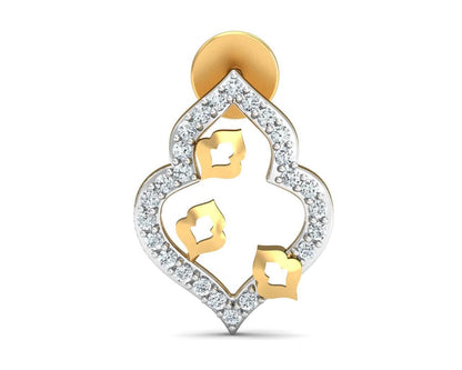 Ella Diamond Earrings in Gold - Jewelslane