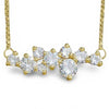 Elsa Round Brilliant Lab diamond Solitaires Pendant Necklace - Jewelslane