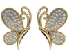 Emily Butterfly Diamond Earrings - Jewelslane
