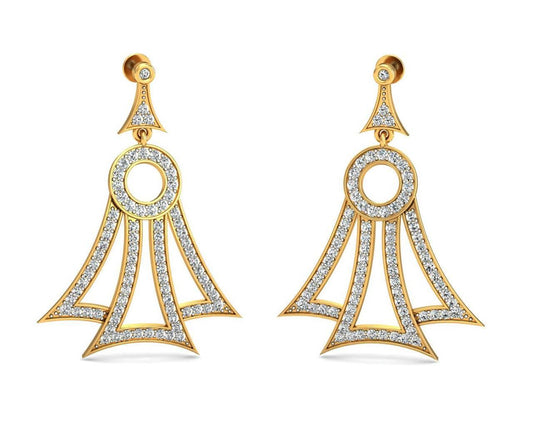 Eshika Diamond Earrings - Jewelslane