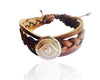 Evil Eye Leather Bracelet for Men - Jewelslane