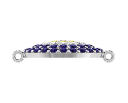 EVIL EYE SAPPHIRE & DIAMOND BRACELET - Jewelslane