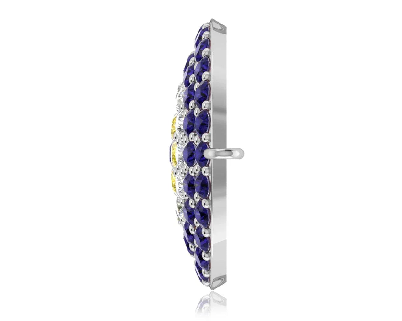 EVIL EYE SAPPHIRE & DIAMOND BRACELET - Jewelslane