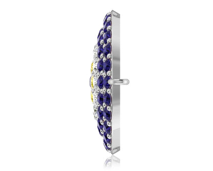 EVIL EYE SAPPHIRE & DIAMOND BRACELET - Jewelslane