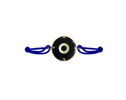 Evil eye Bracelet for Men in gold - Jewelslane