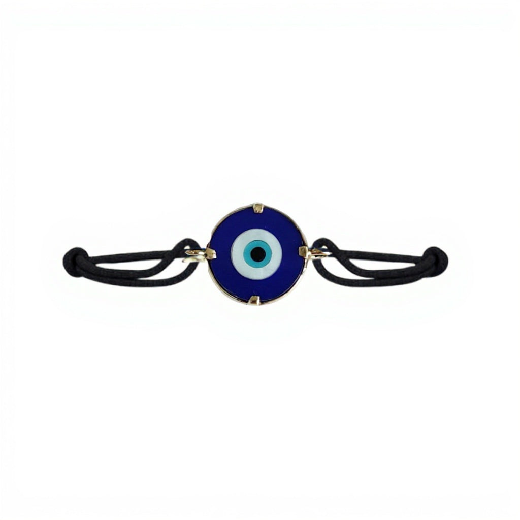 Evil Eye Charm Bracelet with Blue Lapiz - Jewelslane