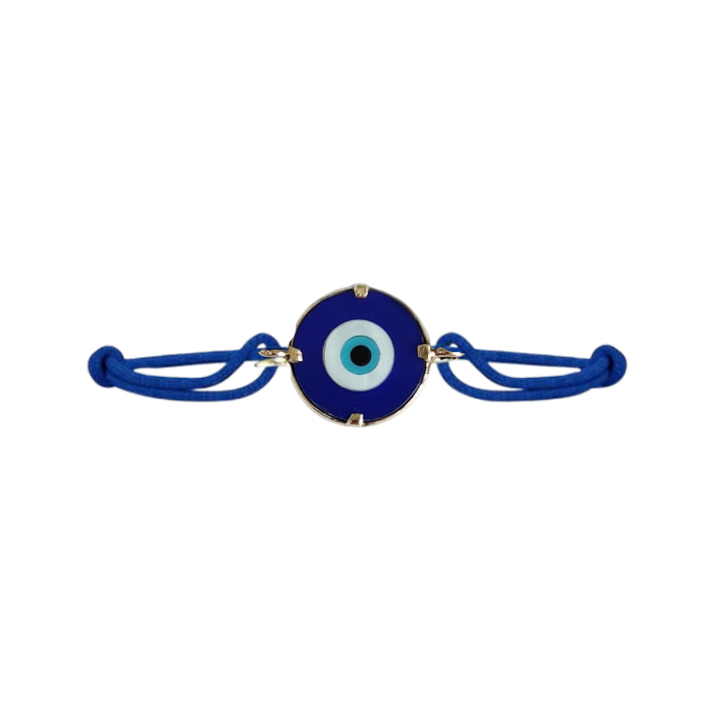 Evil Eye Charm Bracelet with Blue Lapiz - Jewelslane