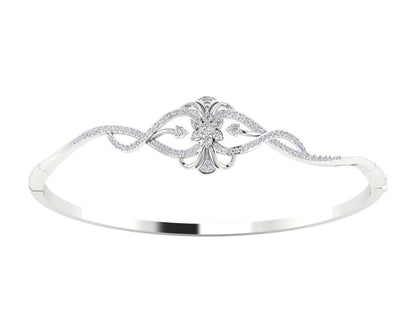 Fain Ladies Diamond Bangle in Gold - Jewelslane