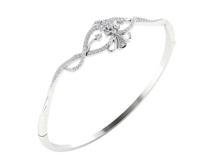 Fain Ladies Diamond Bangle in Gold - Jewelslane