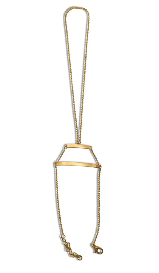 Fancy Gold Identity Bracelet for Women - Jewelslane