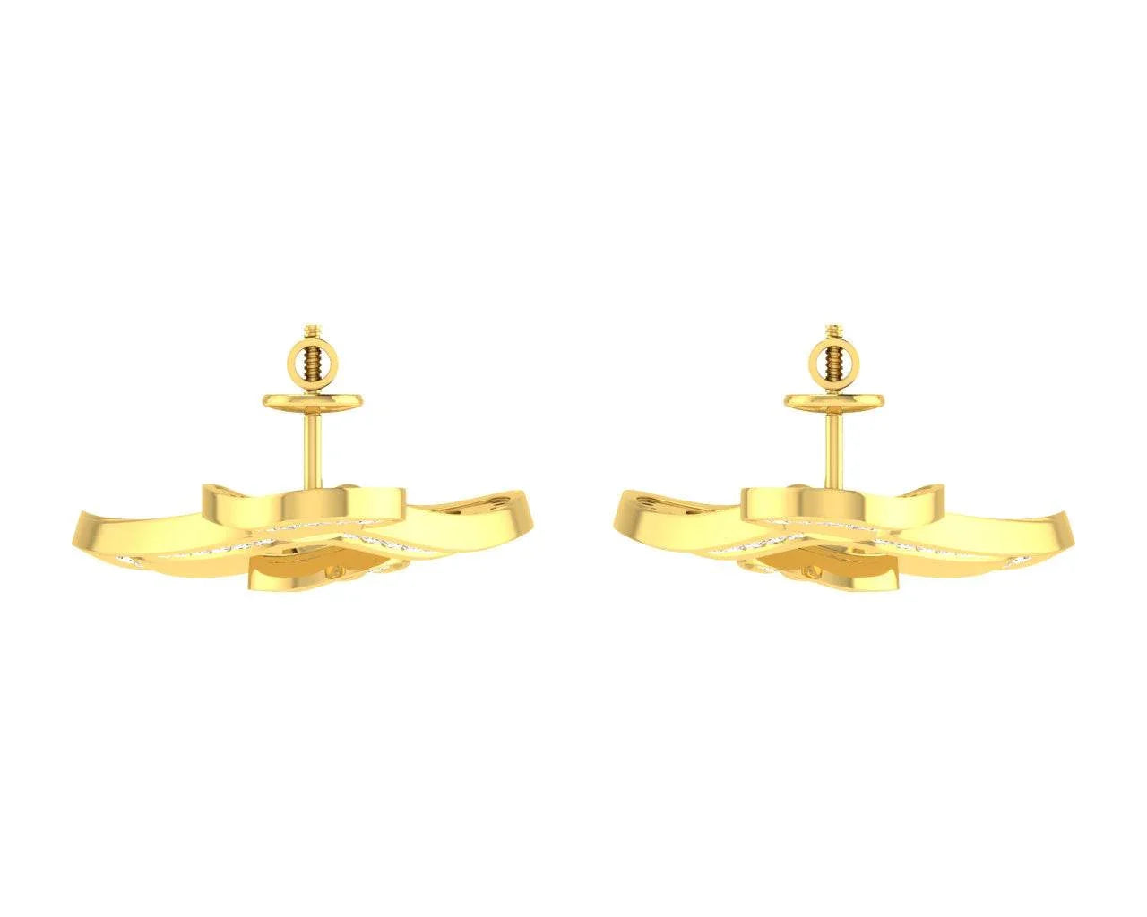 Faren Diamond Earrings in Gold - Jewelslane