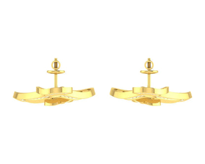Faren Diamond Earrings in Gold - Jewelslane
