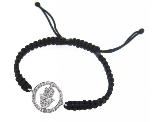 Fatima's Hand Bracelet In Silver - Jewelslane