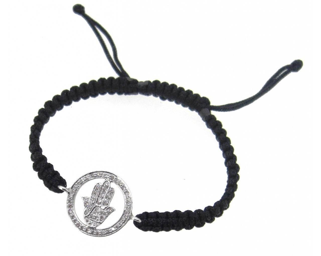 Fatima's Hand Bracelet In Silver - Jewelslane