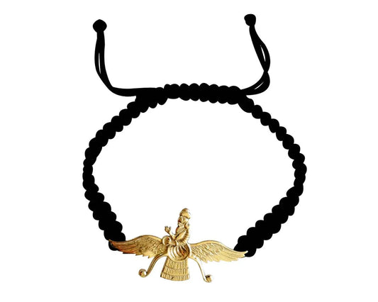 Faravahar In Gold Bracelet - Jewelslane