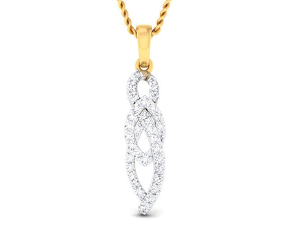 Feni Diamond Pendant in Gold - Jewelslane