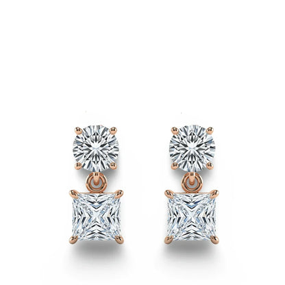 Filo Lab Grown Diamond Solitaire Earrings - Jewelslane