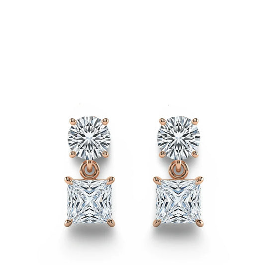 Filo Lab Grown Diamond Solitaire Earrings - Jewelslane