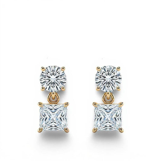 Filo Lab Grown Diamond Solitaire Earrings - Jewelslane