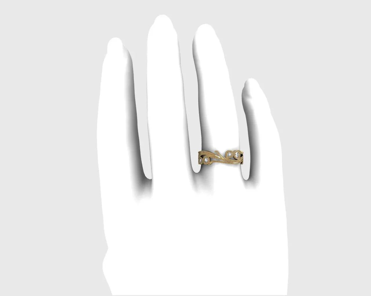 Floral Twiner Ring - Jewelslane