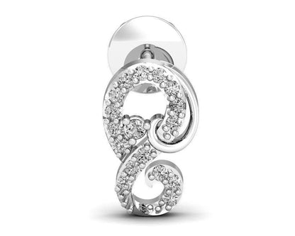 Freya Round Brilliant Diamond Earrings - Jewelslane
