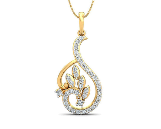 Gail Round Brilliant Diamond Pendant Primary Image