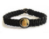 Gold Ganesh charm on silver bracelet - Jewelslane