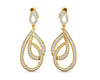 Gayle Long Diamond Earrings - Jewelslane
