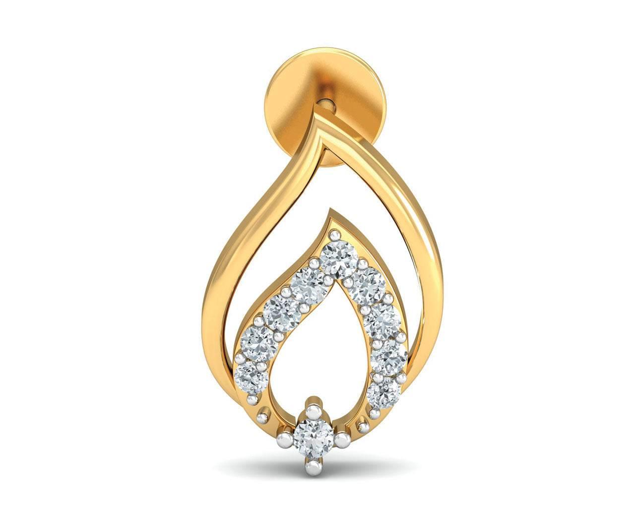 Gila Diamond Earrings in Gold - Jewelslane