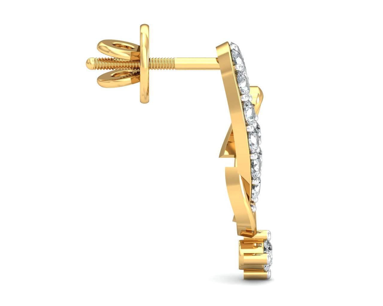 Gina Diamond Earrings - Jewelslane