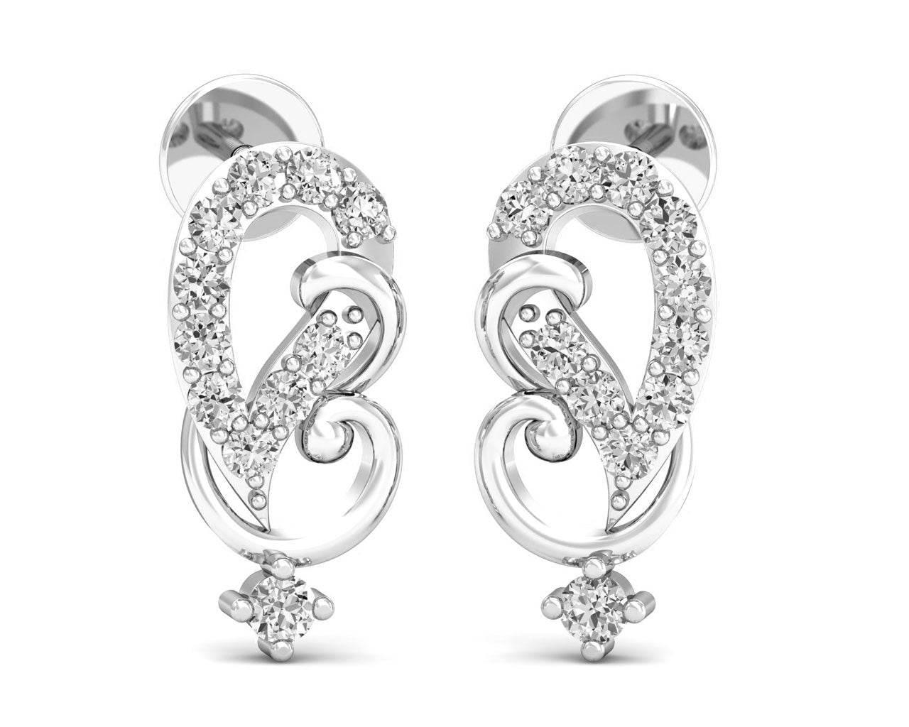 Gina Diamond Earrings - Jewelslane