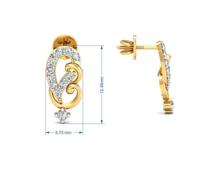 Gina Diamond Earrings - Jewelslane