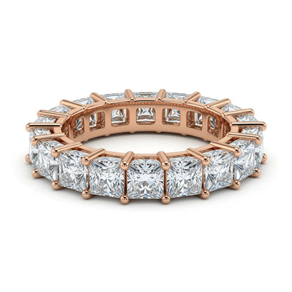 Ginny Lab Grown Princess Cut Diamonds Eternity Band - Jewelslane