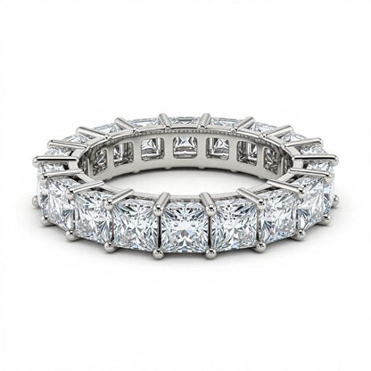 Ginny Lab Grown Princess Cut Diamonds Eternity Band - Jewelslane